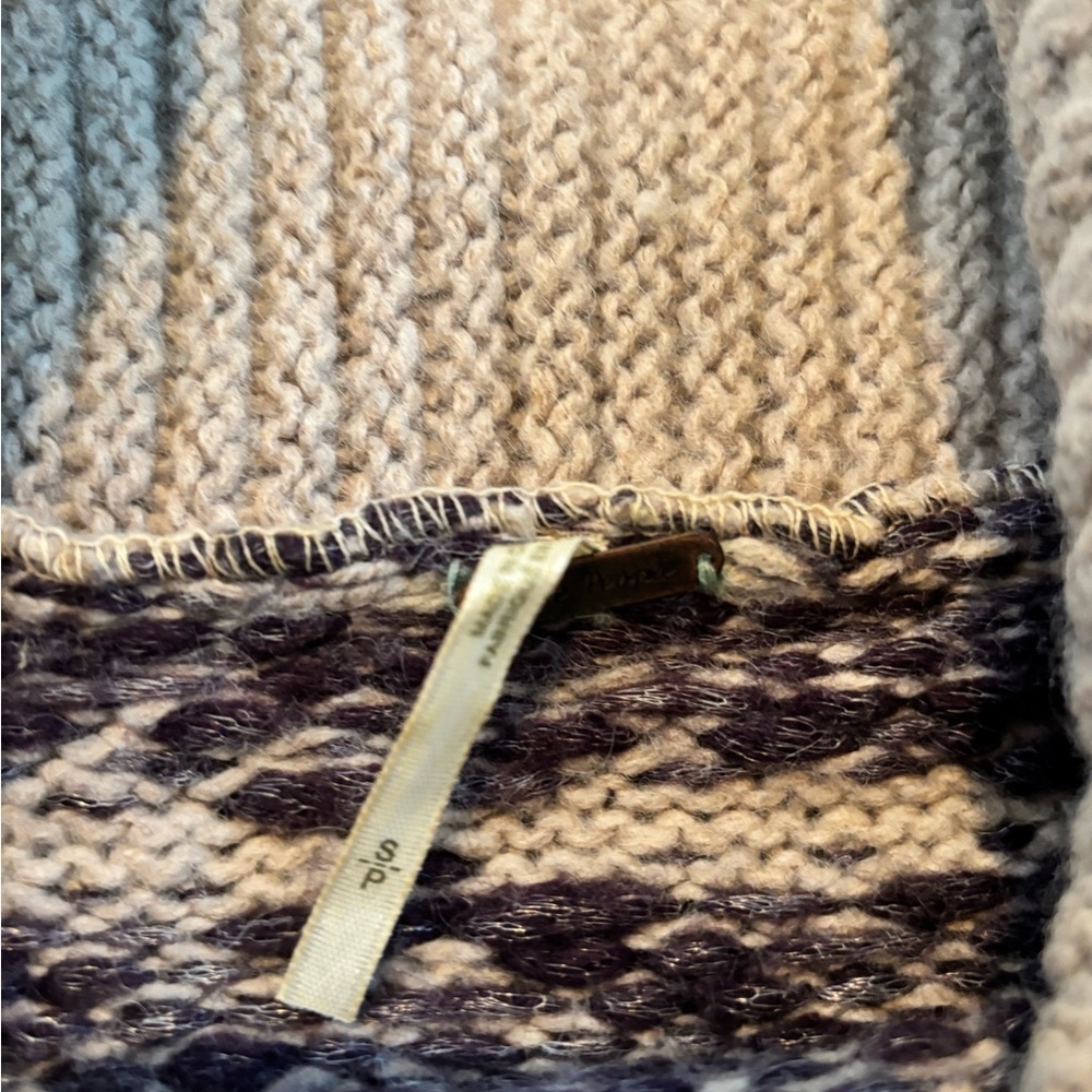 Free People Wool Blend Cowl Neck Sweater - size S/P​​ - Picture 2 of 5